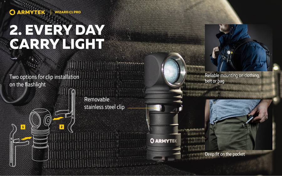Prezent&aacute;cia čarodejn&iacute;ka C1 Pro Armytek Lamp: Slide N &deg; 3